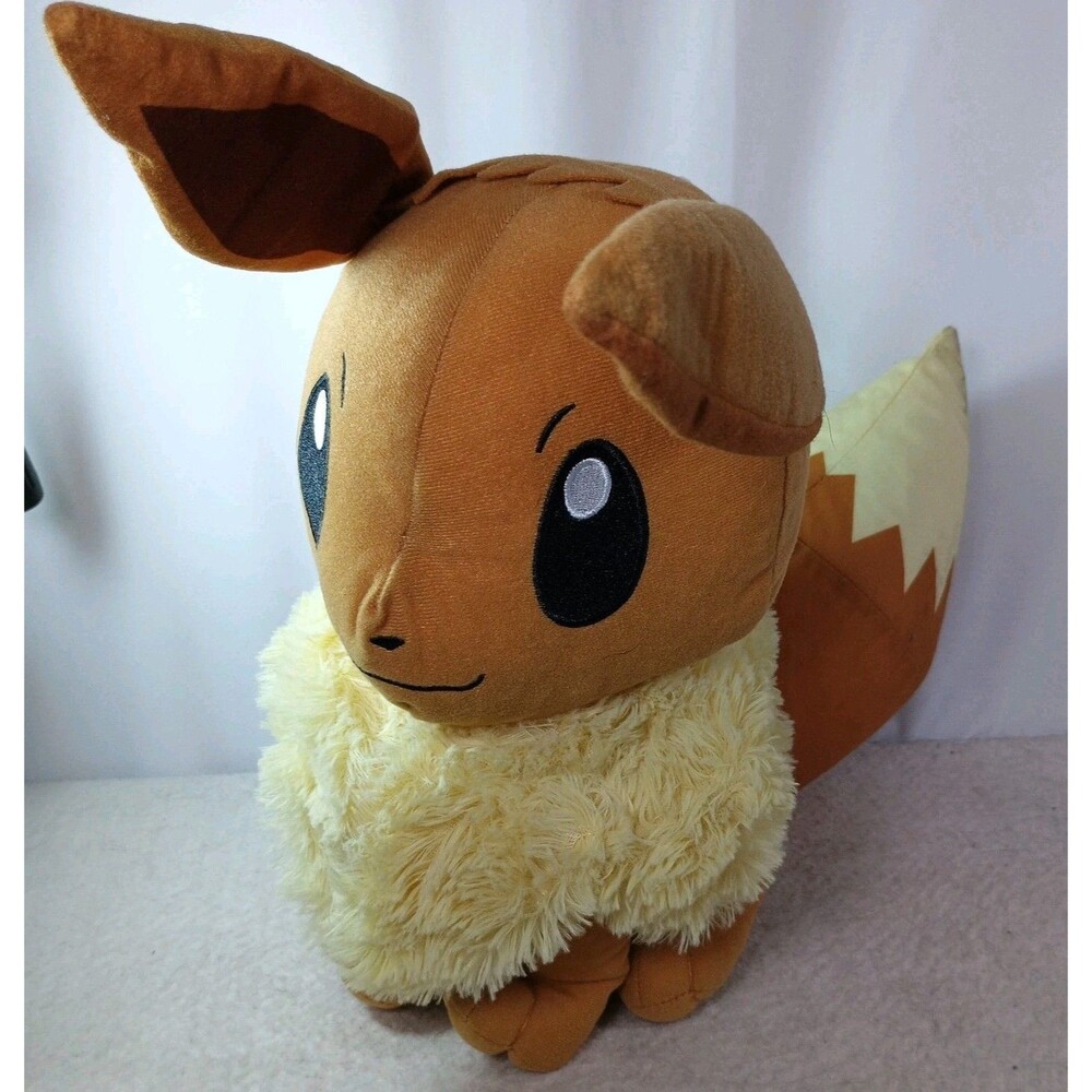 Pokemon Eevee Plush Large 16in Stuffed Animal Soft Toy Nintendo Game Freak